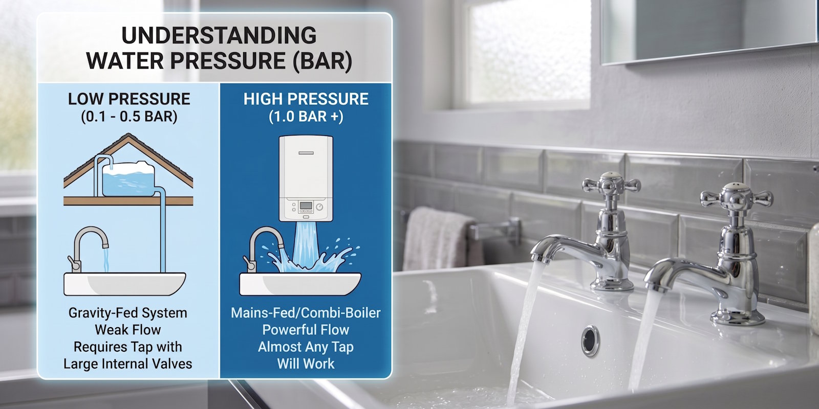 Example Water Pressure and Technical Requirements